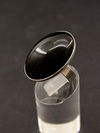 Sterling slv ring  med onyx