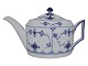 Blue Fluted Plain
Oblong teapot from 1898-1923