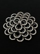 Beautiful brooch in sterling silver. 
Stamped Hoj 925s