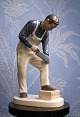 Bing & Grondahl porcelain figure of timber / carpenter...