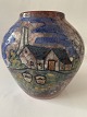 Michael 
Andersen Vase, 
Bornholmsk 
keramik, 
Decoration ...