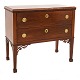 Northgerman Louis XVI mahogany commode. Manufactured in Altona circa 1780. H: 
77cm. Top: 82x46cm