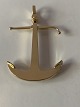 Gold anchor by Ole Lynggaard in 14 carat gold, stamped 585 OLEL