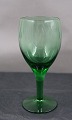 Kirsten Pil glassware by Holmegaard, Denmark. 
Green white wine glasses 12.5cm