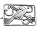 Hingelberg  silver
Small square brooch with bird from 1940-1960