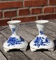 Antikkram 
presents: 
Blue 
Flower Curved 
with gold 
Danish 
porcelain. Pair 
of candlesticks 
10.5cm
