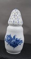 Blue Flower Plain Danish porcelain. Large sprinke 
pot No 8222, 18.5cm