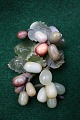 Dekorativ , 
gammel 
drueklase i 
farvet jade.
H: 9cm. L: ...