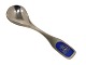 W&S Sorensen
Commemorative spoon with blue enamel