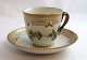 Royal Copenhagen. Flora Danica. Kaffeetasse 17cl. Modell # 3597 (1 Wahl). 
Saxifraga cernua L