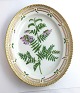 Royal Copenhagen Flora Danica. Oval dish. Design #3516. Length 24.5 cm. Width 20 
cm. (1 quality). Vicia Orobus