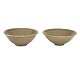 Pair of small stoneware bowls by Per Weiss. Signed Weiss 20. H: 6cm. D: 14,5cm