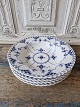 Royal Copenhagen Blue Fluted full lace soup plate no. 1079 - 23 cm. 1898-1923