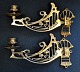 Pegasus – Kunst 
- Antik - 
Design 
presents: 
A pair of 
Danish Art 
Nouveau piano 
chandelliers, 
circa 1900.