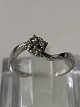 White gold ring with diamonds 14 carat
Size: 55