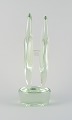 L'Art 
præsenterer: 
Ermanno 
Nason, Murano.
Stor skulptur 
af lysegrøn 
kunstglas. 
Organisk form.