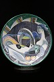 Large Swedish ceramic dish by Marian Zawadsky titled "Deform" from Tilgmans 
ceramics from 1960...