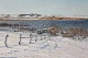 Johannes Larsen
Vinter 
landskab ved 
fjorden