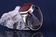 Herrering 14 
karat guld med 
karneol, 
stemplet Jo.K 
585., ...