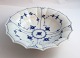 Royal Copenhagen. Blue Fluted, plain. Pickle dish. Model 142. Diameter 21 cm. (1 
quality). Produced before 1923.