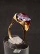 14 carat gold ring with amethyst
