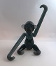 Holmegaard. Kay 
Bojesen sort 
glas abe. Højde 
20,5 cm.