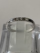 Wedding ring in 14 carat white gold with 2 diamonds
Size 54