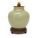 Aabenraa 
Antikvitetshandel 
presents: 
Lidded 
stoneware vase 
made by Royal 
Copenhagen 
1935. Bronzelid 
and -base ...