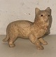 Figur af kat keramik med glasøjne 19. Århundrede