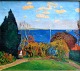 Pegasus – Kunst 
- Antik - 
Design 
präsentiert: 
Kielberg, 
Ole (1911 - 
1985) Dänemark: 
Blick auf den 
Öresund, 1935