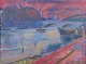 L'Art 
præsenterer: 
Gerhard 
Lundberg
svensk 
kunstner
“La Seine, 
Paris”.
Olie på 
lærred.