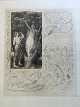 Radering af 
Lorenz Frølich 
1874-83 - 
Nordens Guder - 
Ydun.