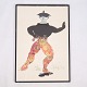 Lithographic Print In Black Frame - Signed By Bjørn Wiinblad
