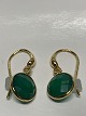 Earrings in gold-plated silver green onyx
Height 18.0 mm