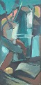 L'Art presents: 
Scandinavian 
artist
Abstract 
composition.
Oil on board.