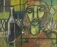 Pelle 
Montelius, 
svensk 
kunstner.
Olie på 
lærred.