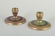 L'Art 
præsenterer: 
CAWA, 
dansk design
Par lysestager 
i messing, Art 
Deco, 
1940’erne.