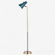 Hans-Agne Jakobsson / Karlskrona Lampfabrik
Model KLK 2851 - Floor lamp in patinated brass and green lacquered metal.
1 pc. in stock
