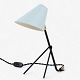 Falkenbergs Belysning
Table lamp in black lacquered metal with brass details and blue shade.
1 pc. in stock
