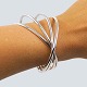 Georg Jensen, Allan Scharff; Alliance bangle in sterling ...