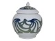 Bing & Grondahl, 
Small Art Nouveau bowl with green and blue decorations