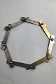 Jan Lohmann Sterling Silver Modern Necklace (Partly Goldplated)