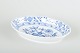 Meissen
Oval skål, 
“Løgmønstret”, 
midten af 
1900-tallet.