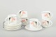 Villeroy & Boch
6 kopper med 
underkopper 
“Iris”, 
1980’erne.