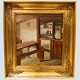 Michael Ancher; An oil painting, Interior