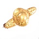 Aabenraa 
Antikvitetshandel 
presents: 
Early 
Georg Jensen 
18kt Gold 
brooch. Size: 
16x33mm