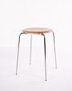 Dot Stool – Arne Jacobsen – Walnut Veneer & Chrome
