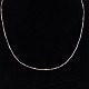 Halskæde 
8K hvidguld
45 cm