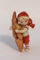 Lundin Antique 
præsenterer: 
Royal 
Copenhagen. 
Pixie nisse med 
kleine. Model 
181. Højde 6,5 
cm. Med æske. 
(1 ...