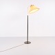 Osted Antik & Design præsenterer: Gulv/Standerlampe - Plisseret Skærm - Messing - Le Klint - 1960erne